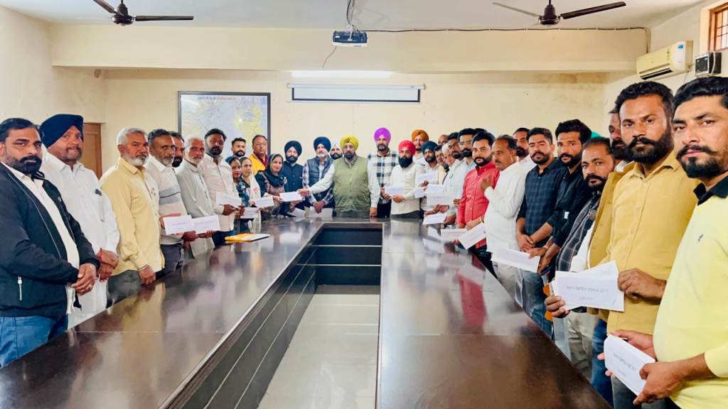 MLA Kuljit Singh Randhawa Distributes Over Rs 8793 Lakh in Grants to 36 Panchayats of Derabassi Constituency
